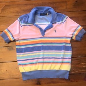 Polo Ralph Lauren Striped Terry Polo Shirt